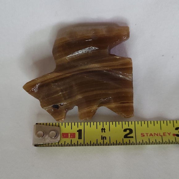 Squirel Hand carved Alabaster Marble soapstone? Figure 2.5" - Picture 11 of 13